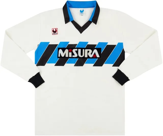1990-91 Inter Milan Away L/S Shirt - 5/10 - (XL)