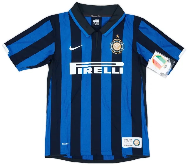 Nike 2007-08 Inter Milan Centenary Home Shirt Figo #7 - 7/10 - (S)