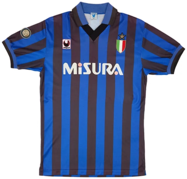 1989-90 Inter Milan Home Shirt - 6/10 - (XL)