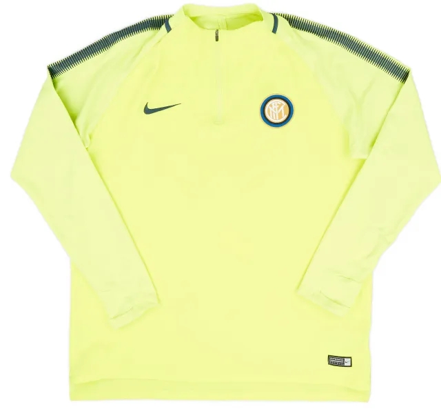 2017-18 Inter Milan Nike 1/4 Zip Drill Top - 7/10 - (XL)
