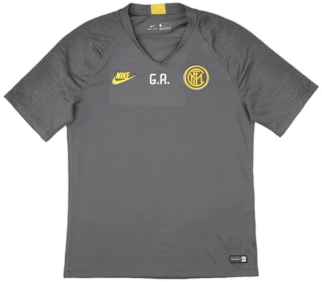 2019-20 Inter Milan Staff Issue 'G.R' Nike Training Shirt - 7/10 - (L)