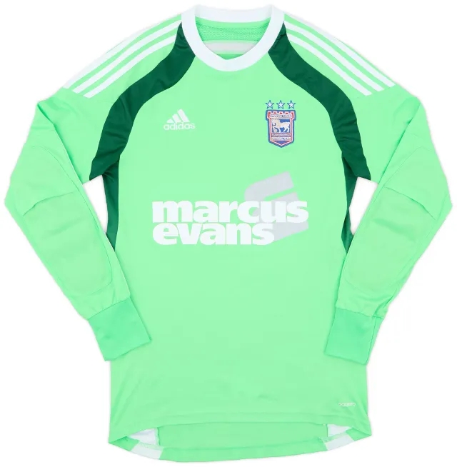 adidas 2014-15 Ipswich Town GK Shirt - 7/10 - (S)