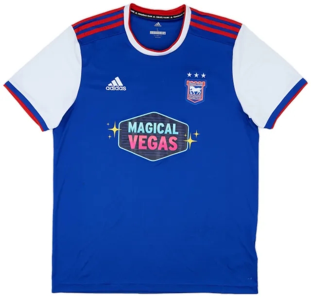 adidas 2018-19 Ipswich Home Shirt - 9/10 - (L)