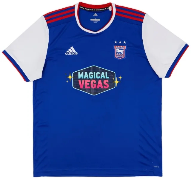 adidas 2018-19 Ipswich Home Shirt - 8/10 - (L)