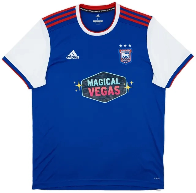 adidas 2018-19 Ipswich Home Shirt - 7/10 - (L)