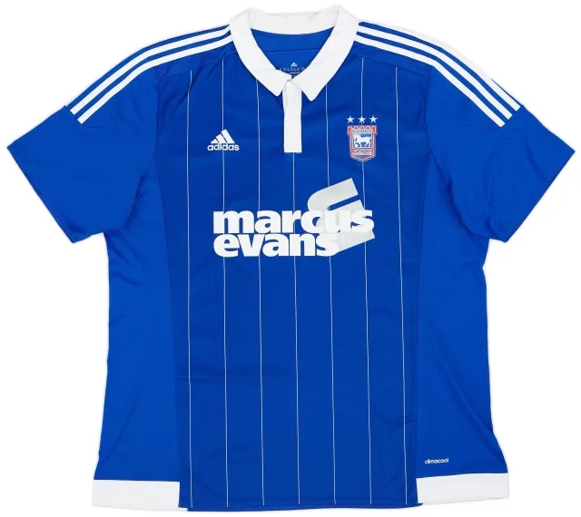adidas 2015-16 Ipswich Home Shirt - 8/10 - (XXL)