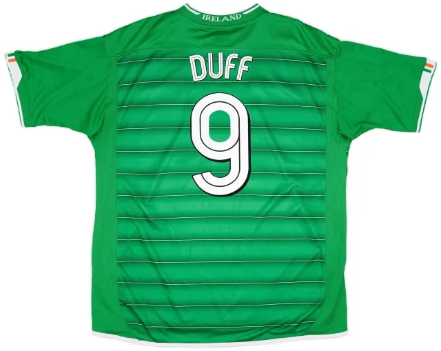 Umbro 2003-04 Ireland Home Shirt Duff #9 - 8/10 - (XXL)