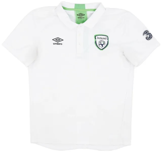 2016-18 Ireland Umbro Polo Shirt - 8/10 - (M)