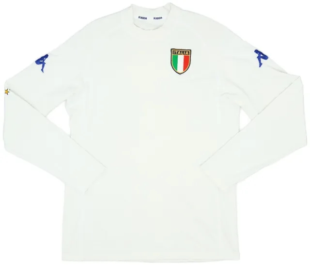 Kappa 2000-01 Italy Away L/S Shirt - 9/10 - (XXL)