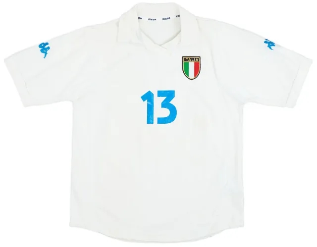 Kappa 2001-02 Italy Women Away Shirt #13 - 4/10 - (Women's XL)