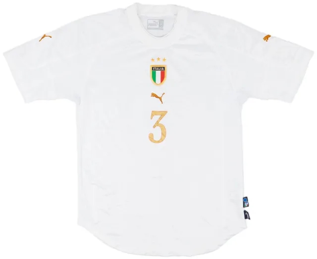 Puma 2004-06 Italy Away Shirt #3 - 6/10 - (L)