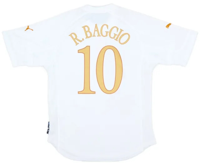 Puma 2004-06 Italy Away Shirt R. Baggio #10 (L)