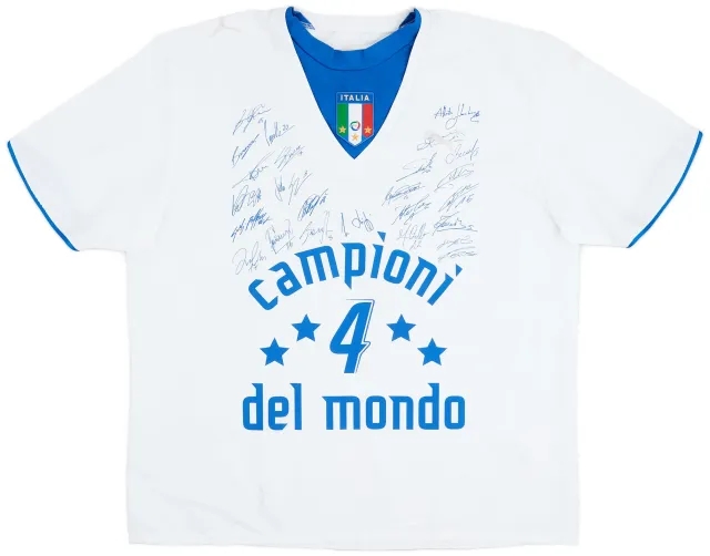 Puma 2006 Italy 'Campioni Del Mondo' Basic Away Shirt - 4/10 - (XXL)