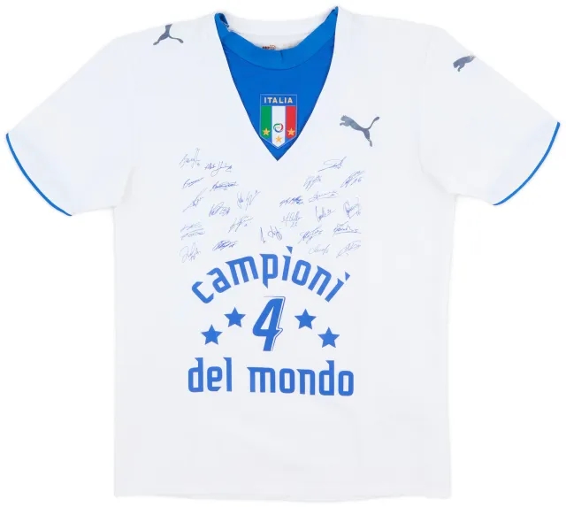 Puma 2006 Italy 'Campioni Del Mondo' Away Shirt - 7/10 - (S)