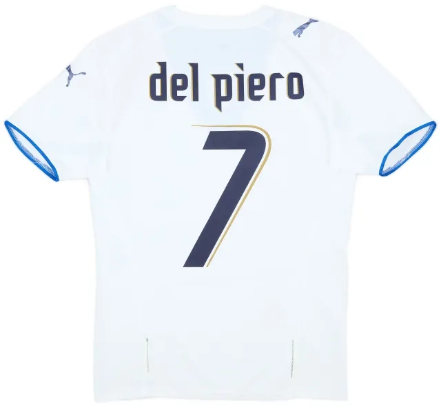 Puma 2006 Italy Away Shirt Del Piero #7 - 8/10 - (S)