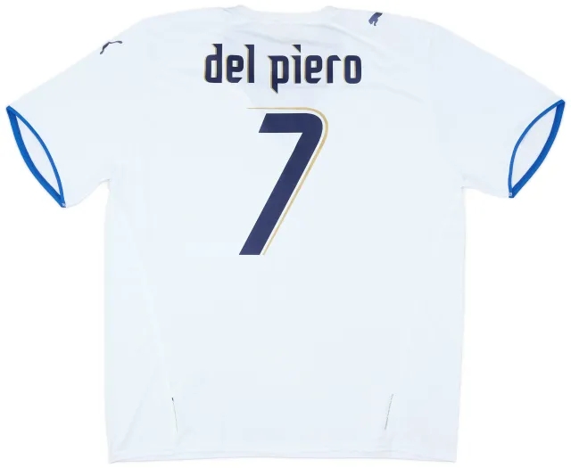 Puma 2006 Italy Away Shirt Del Piero #7 (XXL)