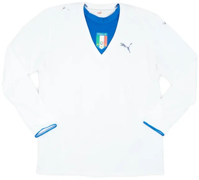 Puma 2006 Italy Away L/S Shirt - 5/10 - (XL)