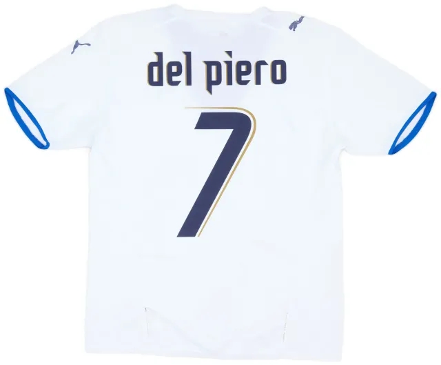 Puma 2006 Italy Away Shirt Del Piero #7 - 6/10 - (M)