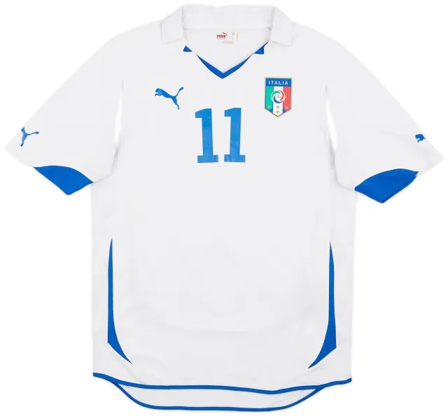 Puma 2010-12 Italy Player Issue Away Shirt #11 - 5/10 - (M)