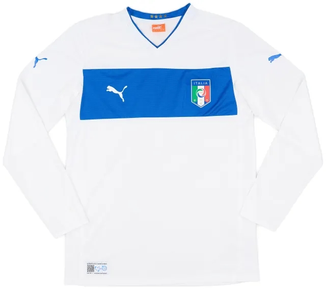 Puma 2012-13 Italy Away L/S Shirt - 6/10 - (L)