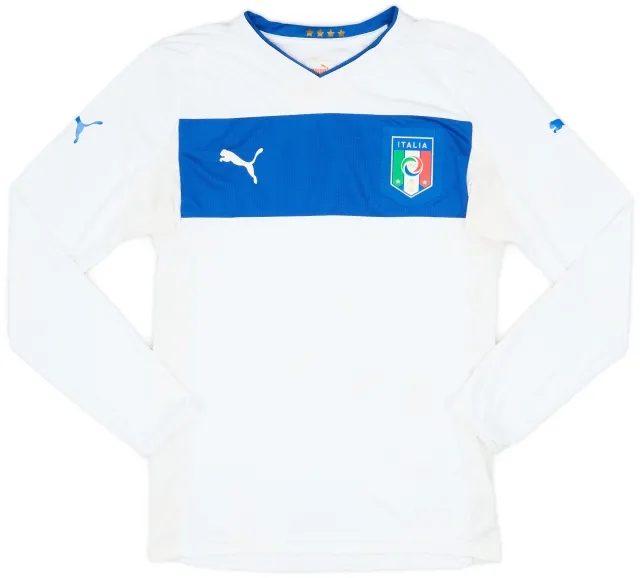 Puma 2012-13 Italy Away L/S Shirt - 9/10 - (S)