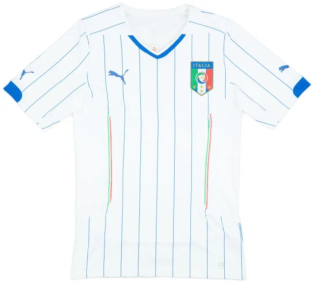 Puma 2014-15 Italy Player Issue Away Shirt - 9/10 - (XXL)
