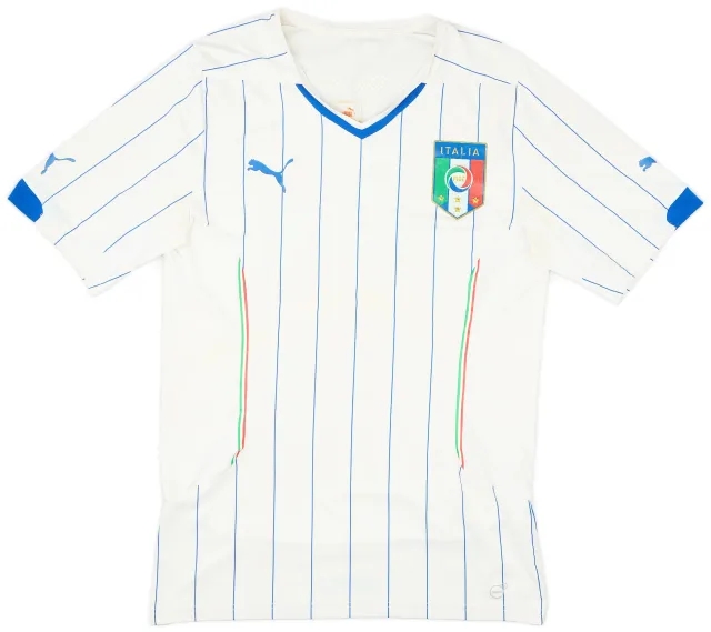 Puma 2014-15 Italy Player Issue Away Shirt - 7/10 - (XXL)