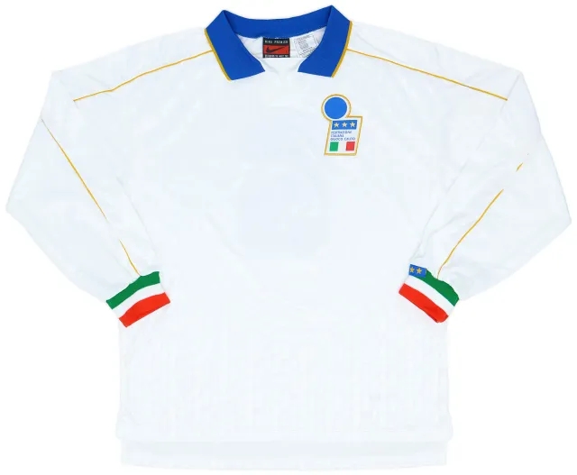 Nike 1994-96 Italy Match Issue Away L/S Shirt #6