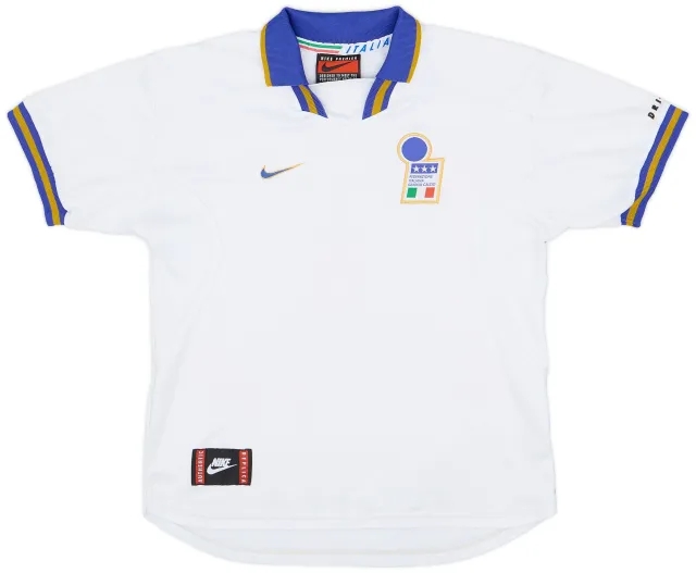 Nike 1996-97 Italy Away Shirt - 7/10 - (XL.Boys)