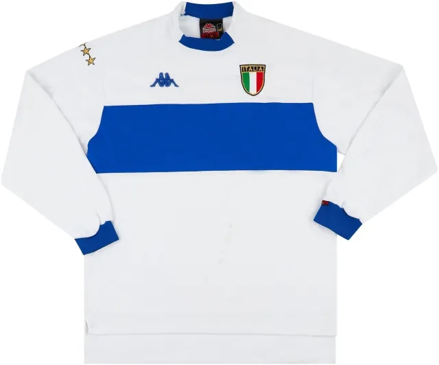 Kappa 1998-00 Italy Away L/S Shirt - 6/10 - (L)