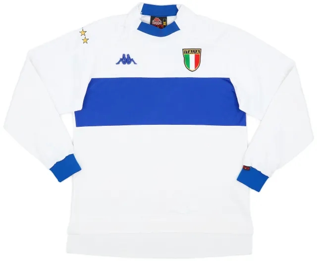 Kappa 1998-00 Italy Away L/S Shirt - 7/10 - (M)