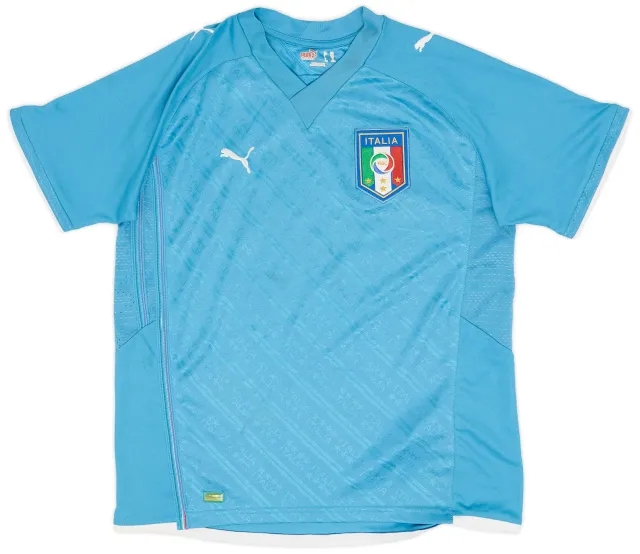 Puma 2009 Italy Confederations Cup Home Shirt - 6/10 - (XL.Boys)