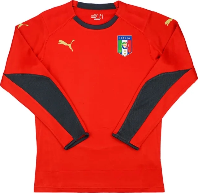 Puma 2008-09 Italy Red GK Shirt - 8/10 - (L)