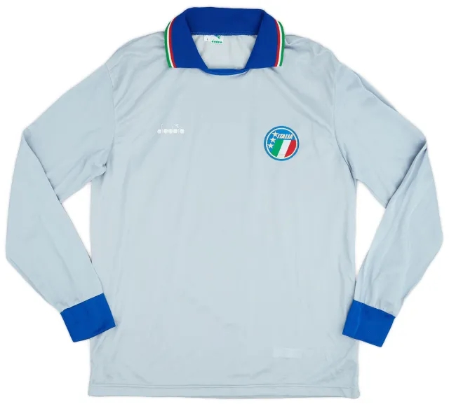 Diadora 1986-88 Italy GK Shirt - 9/10 - (L)