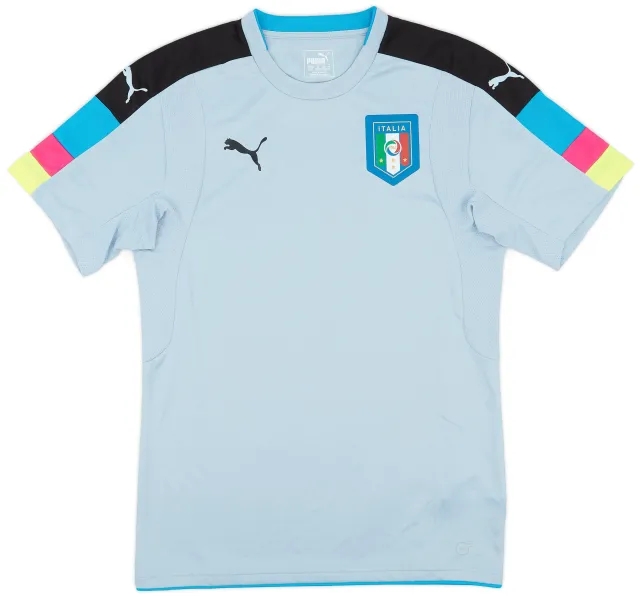 Puma 2016-17 Italy GK S/S Shirt - 10/10 - (M)