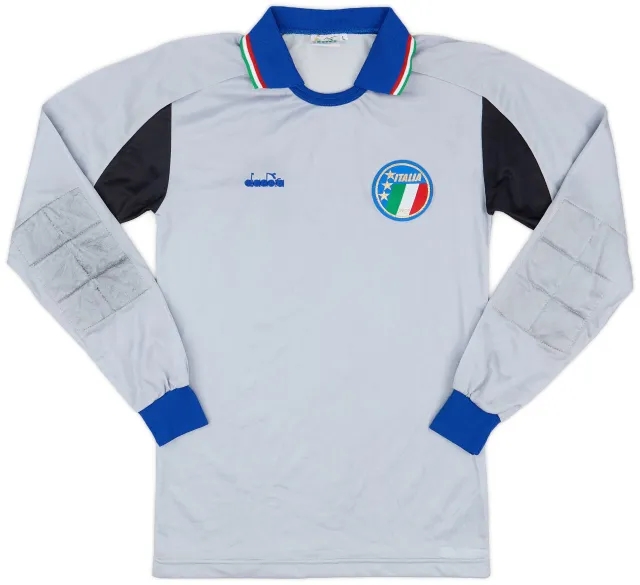Diadora 1990 Italy GK Shirt - 8/10 - (L.Boys)