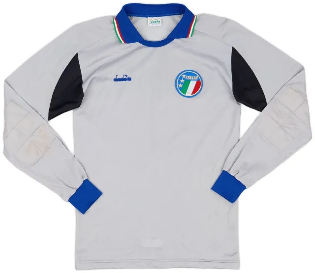 Diadora 1990 Italy GK Shirt #1 - 7/10 - (XL.Boys)