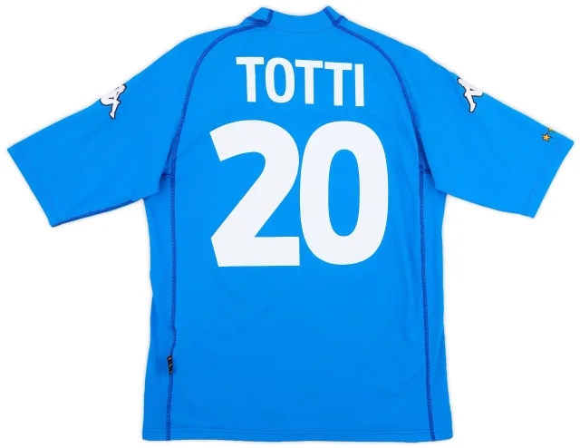 Kappa 2000-01 Italy Home Shirt Totti #20 - 5/10 - (L)