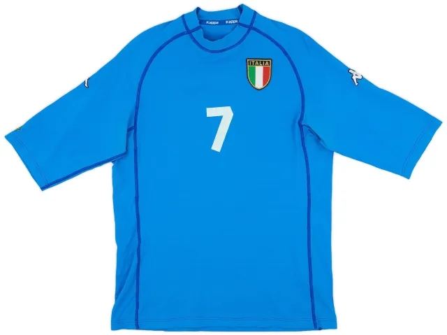 Kappa 2000-01 Italy Home Shirt #7 - 6/10 - (L)