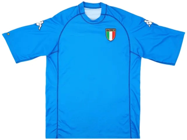Kappa 2000-01 Italy Home Shirt - 8/10 - (XL)