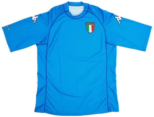 Kappa 2000-01 Italy Home Shirt - 8/10 - (XL)