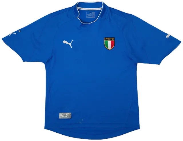 Puma 2003-04 Italy Home Shirt - 7/10 - (L)