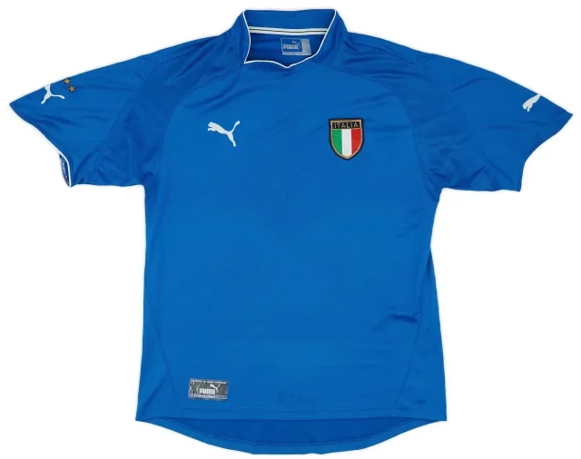 Puma 2003-04 Italy Home Shirt - 6/10 - (M)