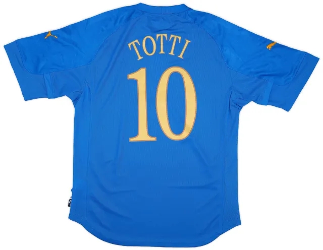 Puma 2004-06 Italy Home Shirt Totti #10 (XL)