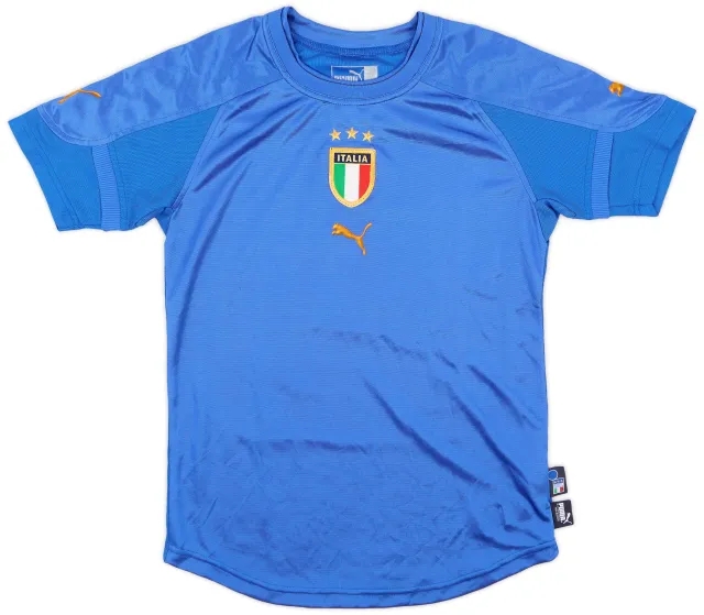 Puma 2004-06 Italy Home Shirt - 8/10 - (S.Boys)