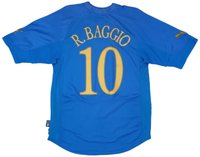 Puma 2004-06 Italy Home Shirt Baggio #10 - 7/10 - (L)