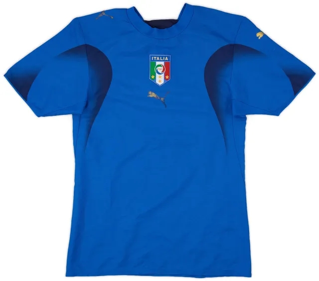 Puma 2006 Italy Basic Home Shirt - 4/10 - (XS)