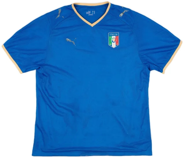 Puma 2007-08 Italy Home Shirt - 3/10 - (XL)