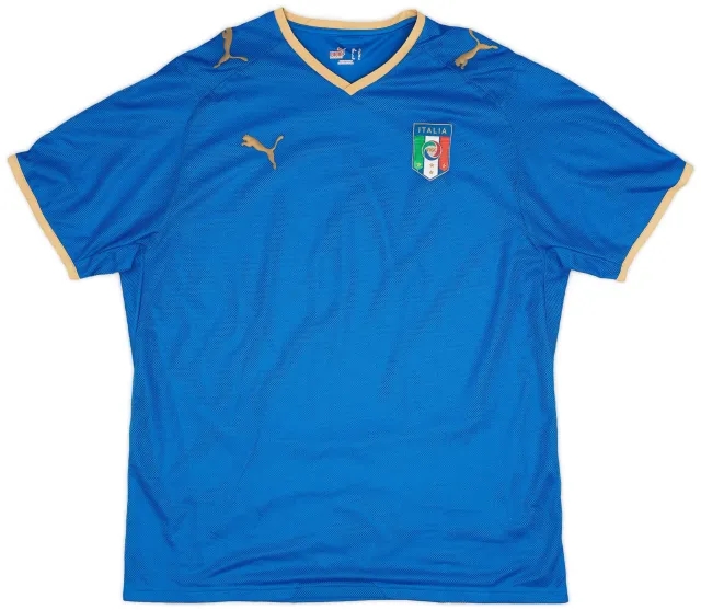 Puma 2007-08 Italy Home Shirt - 6/10 - (XL)
