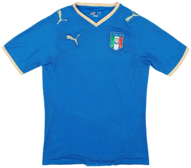 Puma 2007-08 Italy Home Shirt - 8/10 - (XS)